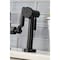 Kingston Brass KS2330KL Industrial Style Bridge Kitchen Faucet with Brass Sprayer, Matte Black KS2330KL - alternate 5